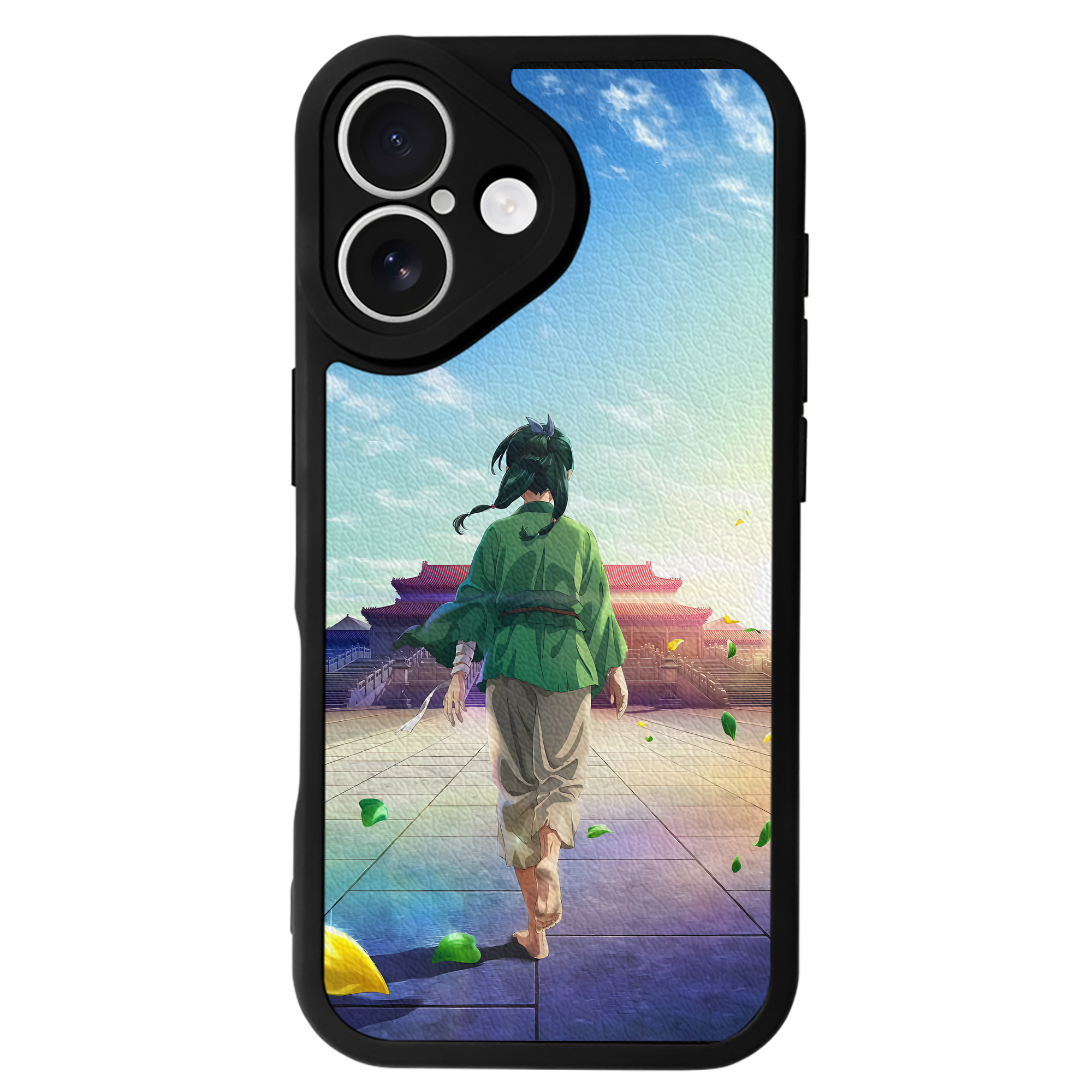 （画像用） 薬屋のひとりごと The Apothecary Diaries 【iPhone 16シリーズ対応】シリコンスマホケース（レザー調） 材質：シリコン